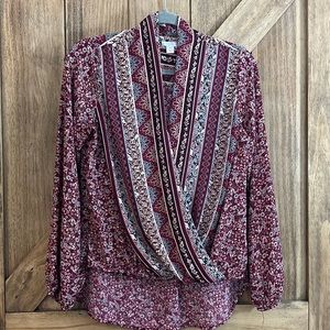 Beautiful maroon blouse